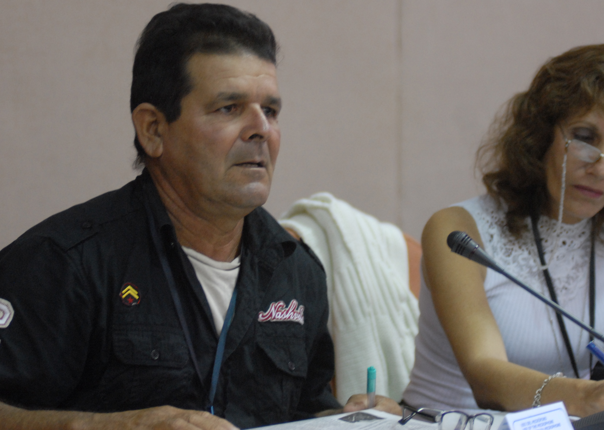 Jorge F Sarduy , delegado de Cienfuegos. Foto: Agustín Borrego Torres.