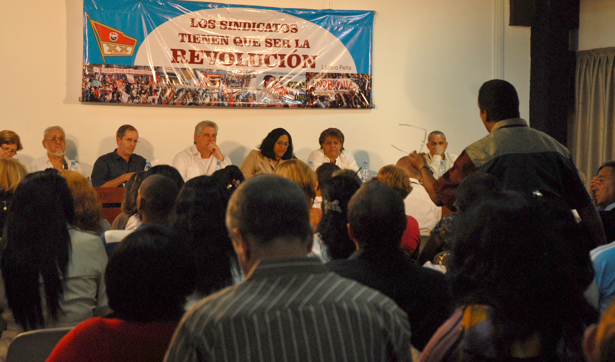 Una treintena de intervenciones tuvieron lugar en la comisión que debatió acerca del trabajo político-ideológico.