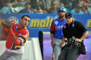 Cuba cedió ante los Tigres de Licey en el tercer partido de la Serie del Caribe. Foto: Ricardo López Hevia