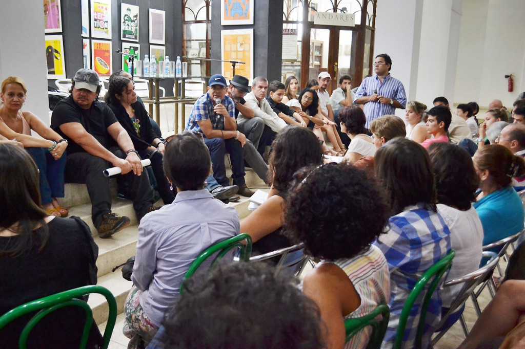 Conferencia de Prensa con motivo de la presentación de la película cubana "Conducta". Foto: Eddy Martin Díaz.