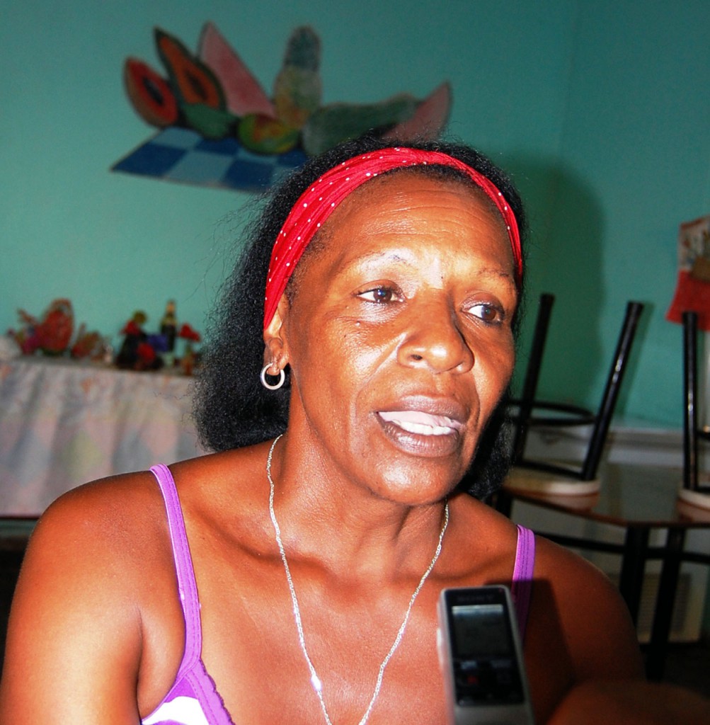 Elba Avilés Mendoza, secretaria general del buró sindical del 14 de Julio. Foto: Ramón Barreras.