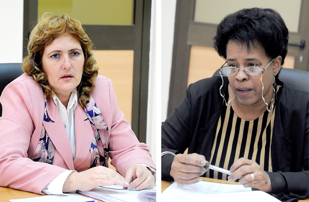 Marina Torres García (a la izquierda), vicepresidenta del Banco Metropolitano, y Karelia del Portillo Ravelo, directora de Banca Personal de la misma entidad