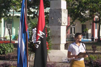 Rinden homenaje a Carlos Manuel de Céspedes en Holguín