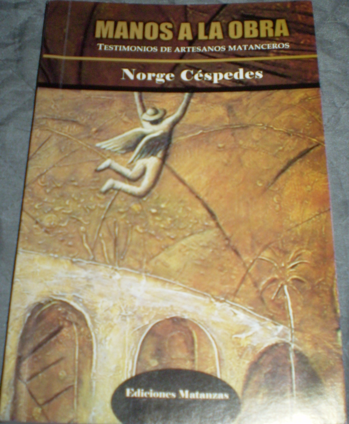 Norge Céspedes Díaz moldeó Manos a la obra