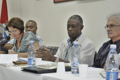 Delegados en zona de strike