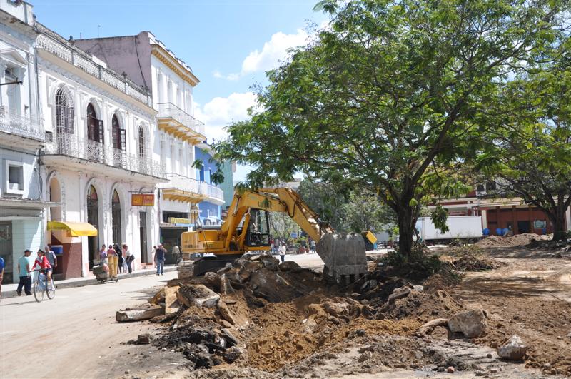 La reconstrucción parque se considera la acción más distintiva del programa por el cumpleaños de la villa. Foto: Vicente Brito.