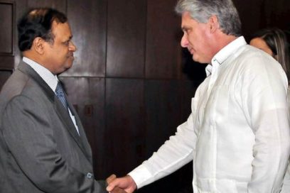 Recibe Vicepresidente cubano al enviado del presidente de Sri Lanka