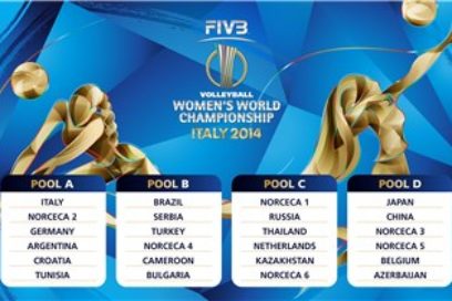 Realizan sorteo del XVII Mundial de Voleibol (f)