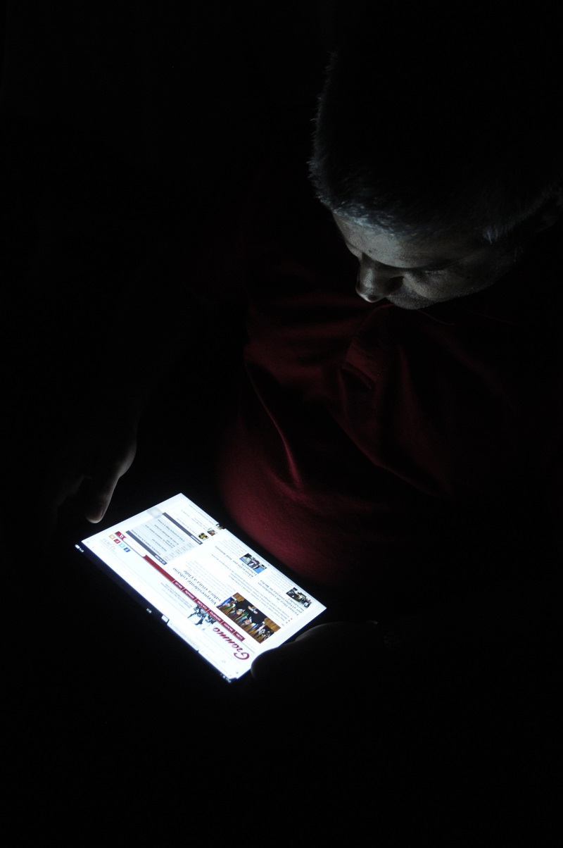 Así se ve la versión digital de Granma en una tableta