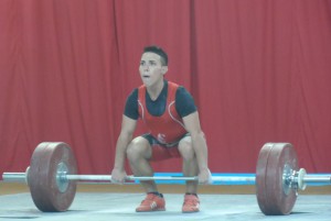 El cubano Dariel Villareal se agenció la medalla de oro en la división de 56 kilogramos entre los hombres. Foto de autor.