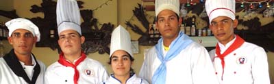 Presencia joven en la cocina tunera. Foto: Del autor