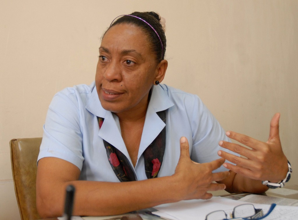 Pilar Medina Fuentes, directora de la escuela especial Sierra Maestra para escolares con retraso mental.