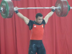 Yoelmis impuso la calidad y estuvo cerca de levantar los 200 kg en su último intento del envión.