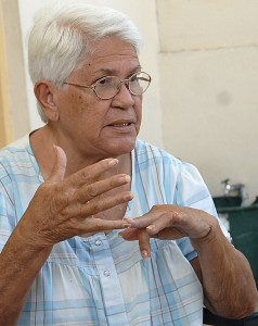 Dellarina Sánchez Amieva, toda una vida dedicada al movimiento sindical cubano.