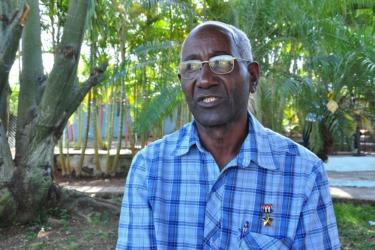 Diosdado Cordovés Alfonso, Héroe del Trabajo de la República de Cuba. Fotos: Humberto Lister