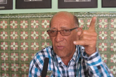 Yo traje el coche para el desfile inaugural del Primer Festival de Cine Pobre