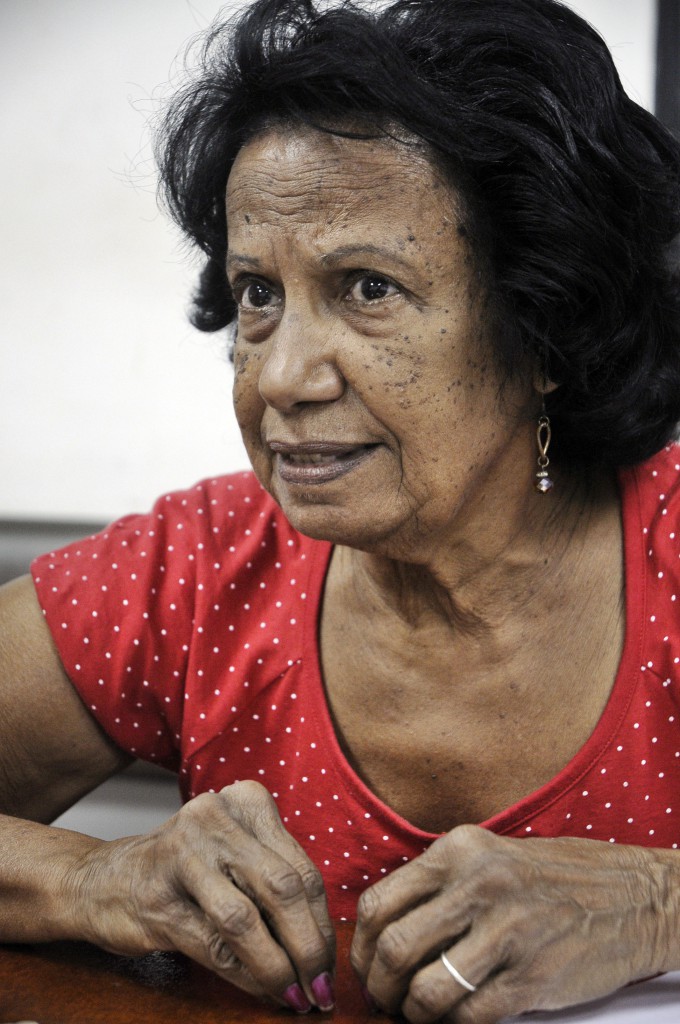 La periodista Carmen Alfonso, autora  del libro Aprender a ser . Foto: René Pérez Massola.