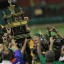 Pinar del Río levanta el trofeo de campeones de la 53 Serie Nacional de Béisbol. Foto: Ismael Francisco