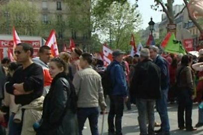 Franceses piden cambio de política
