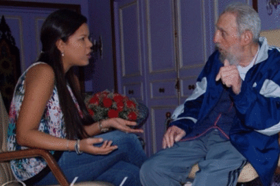 Fidel no olvida a sus amigos, afirma hija de Chávez