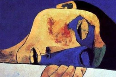 Cuadro de Guayasamín en Museo de Arte de Matanzas