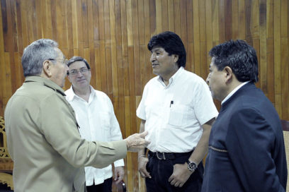 Recibió Raúl a Evo Morales