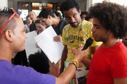 Contra la homofobia en universidades de Arte e Informática (Fotos)