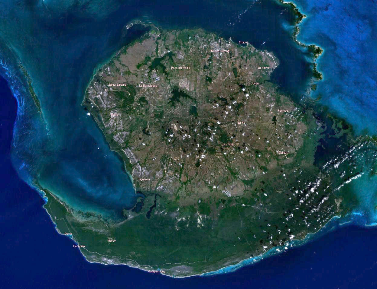 La Isla de la Juventud cuenta hoy con poco más de 80 mil habitantes