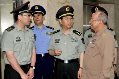 Ministro de las Fuerzas Armadas Revolucionarias recibe a delegación militar china