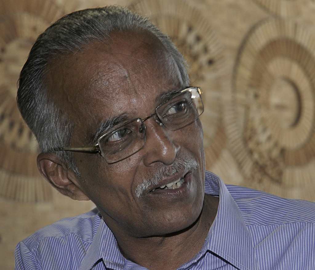 Ramesh Babu, presidente de la Federación de Empleados Bancarios de la India.