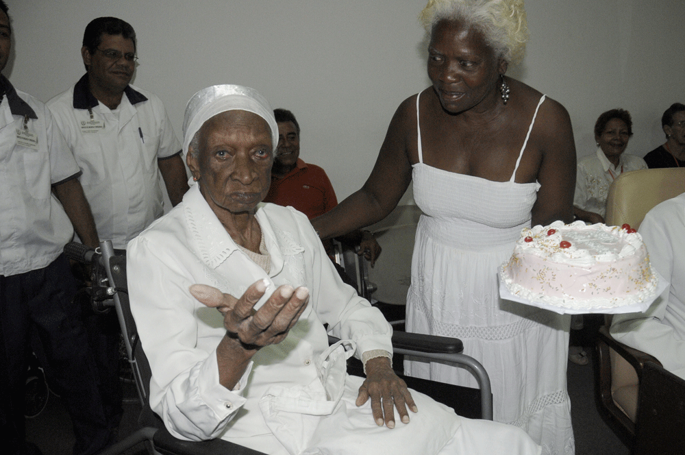 Augusta Oviedo acaba de cumplir 112 años.