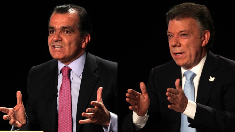 Juan Manuel Santos y Oscar Zuluaga se disputarán la presidencia en segunda vuelta el próximo 15 de junio
