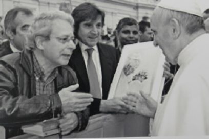 Frei Betto sostiene breve encuentro con el Papa Francisco