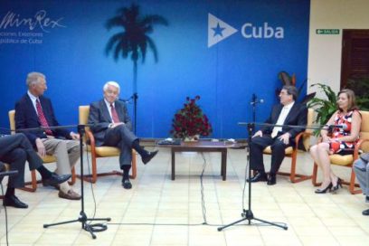 Inicia visita a Cuba presidente de la Cámara de Comercio de Estados Unidos