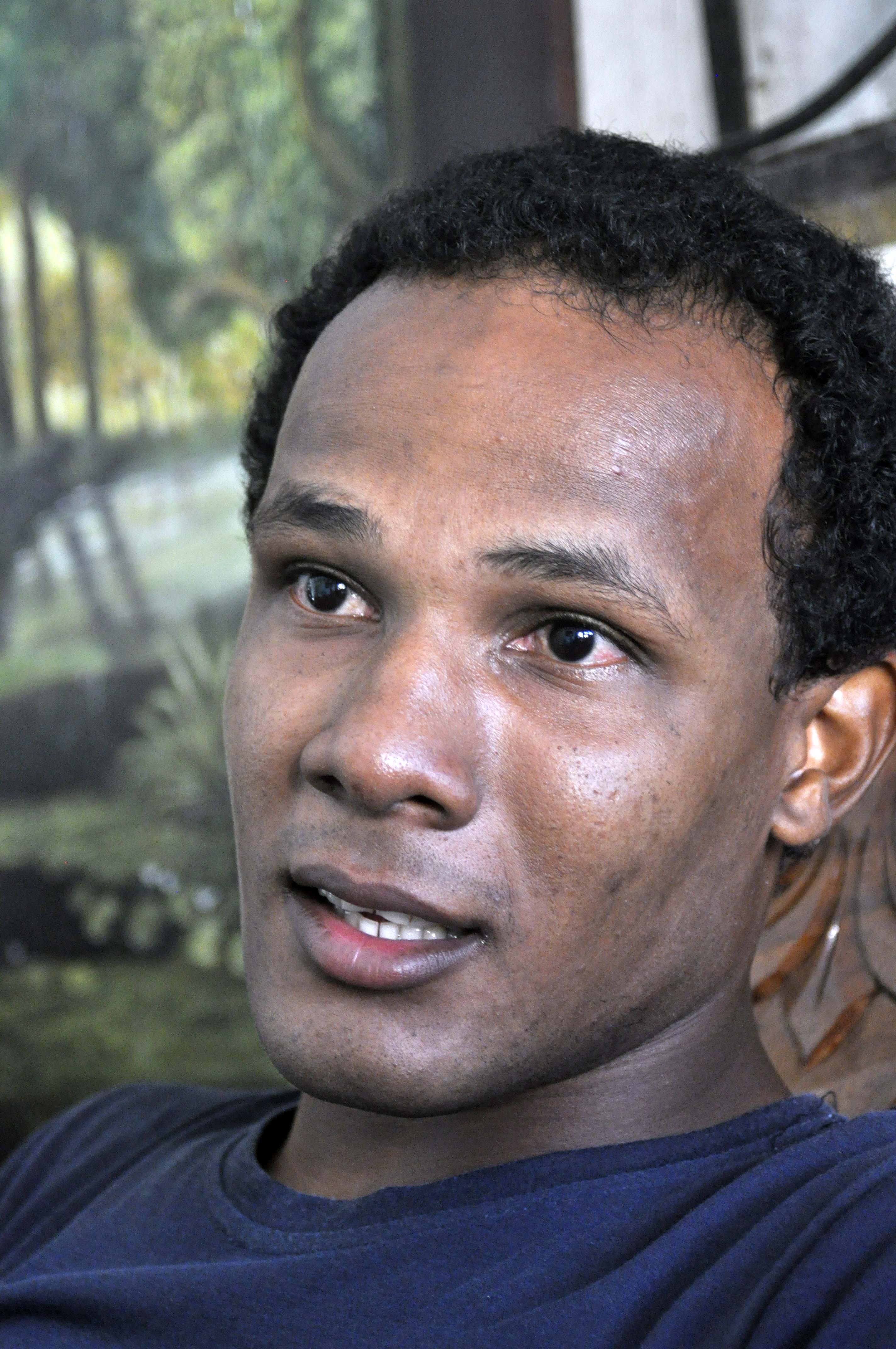 Para Machuty lo más importante es crear, porque el arte traspasa cualquier frontera. Foto: Otilio Rivero Delgado