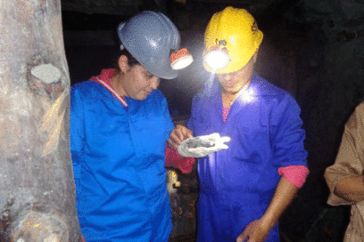 Luz en las entrañas de la tierra