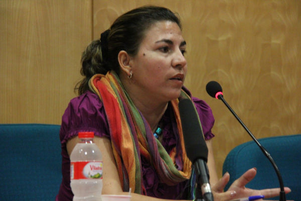 Kenia Serrano, presidenta del Instituto Cubano de Amistad con los Pueblos (ICAP)