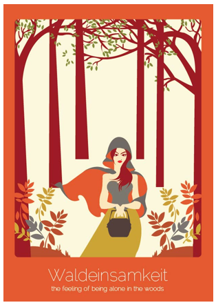 Waldeinsamkeit (alemán): La sensación de estar a solas en el bosque.
