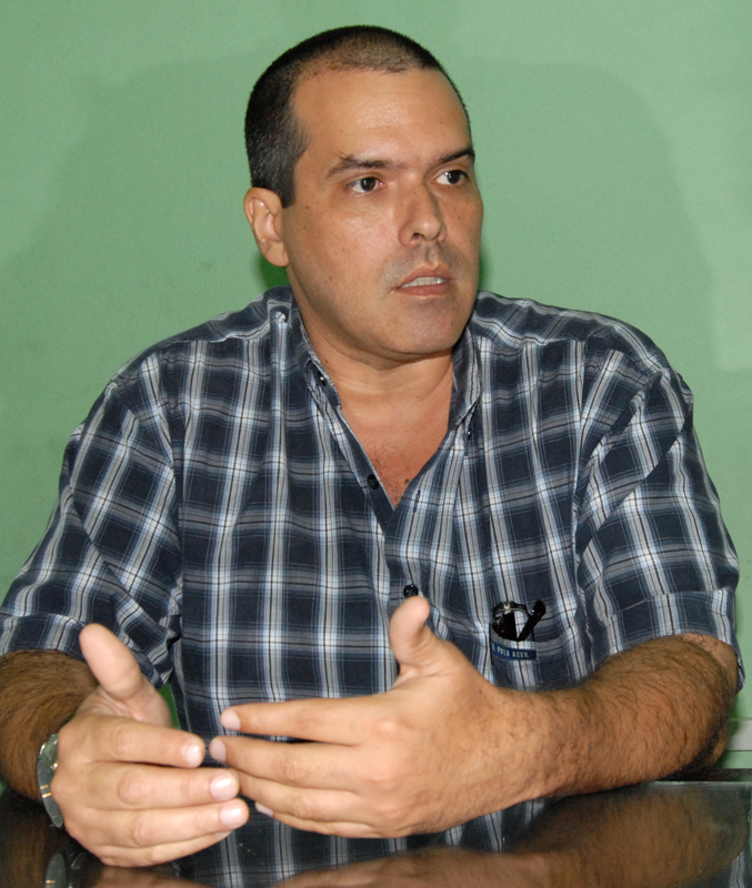 Luis Enrique González Acosta, presidente de Prensa Latina. Foto: Heriberto González.