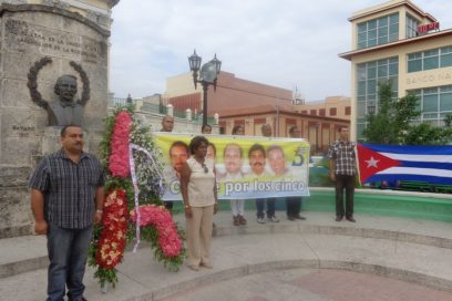 Juristas santiagueros marchan a favor de los Cinco