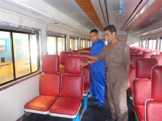Totalmente recuperados y con capacidad para 90 pasajeros salen del taller de Caibarién.