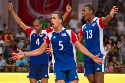 Liga mundial: alegría por la cuota