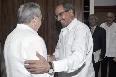 Recibió Raúl al Presidente de la República Árabe Saharaui Democrática