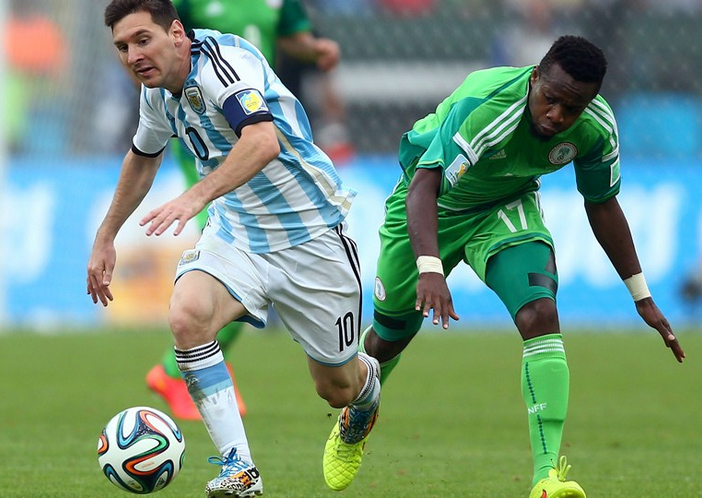 Lionel Messi marcó par de goles a los nigerianos.