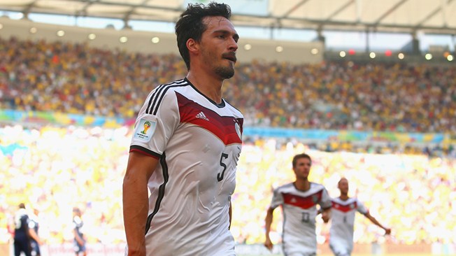 Matt Hummels anotó el gol de la victoria para Alemania. Foto: FIFA