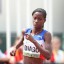 Sahily Diago, plata mundial en 800 metros durante el campeonato mundial juvenil de atletismo en Eugene, Estados Unidos.