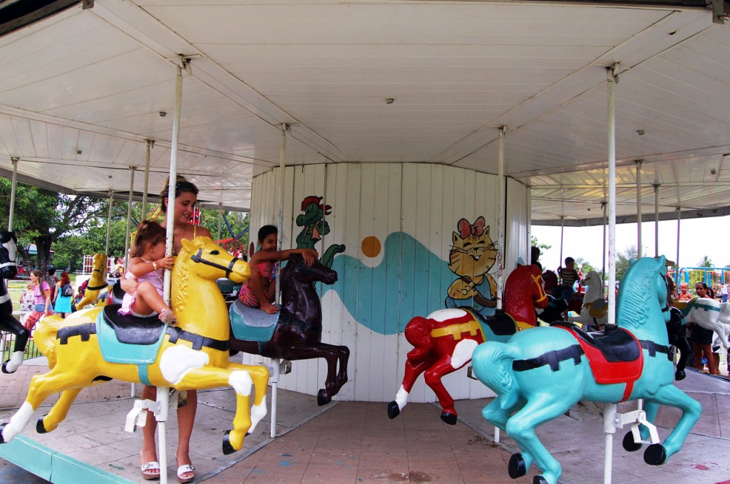 El Parque de Diversiones, en la ciudad de Cienfuegos, fue una de las instalaciones que recibió mejoras.