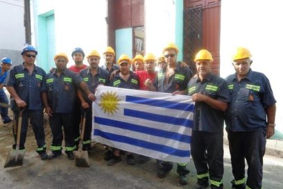 Sindicalistas uruguayos continúan apoyo a labores constructivas en Santiago de Cuba