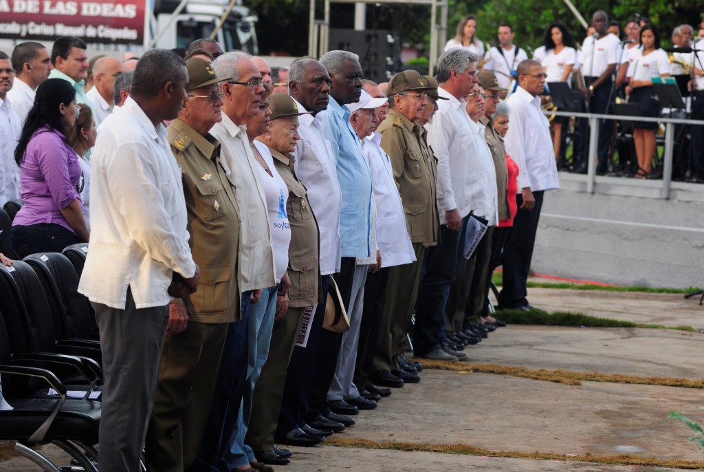 Acto central por el Dia de la Rebeldía Nacional, en la provincia de Artemisa, 26 de Julio de 2014.