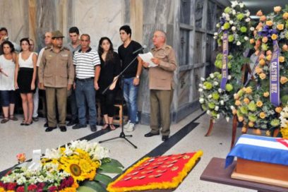 Realizan honras fúnebres al General de Cuerpo de Ejército de la Reserva Sixto Batista Santana